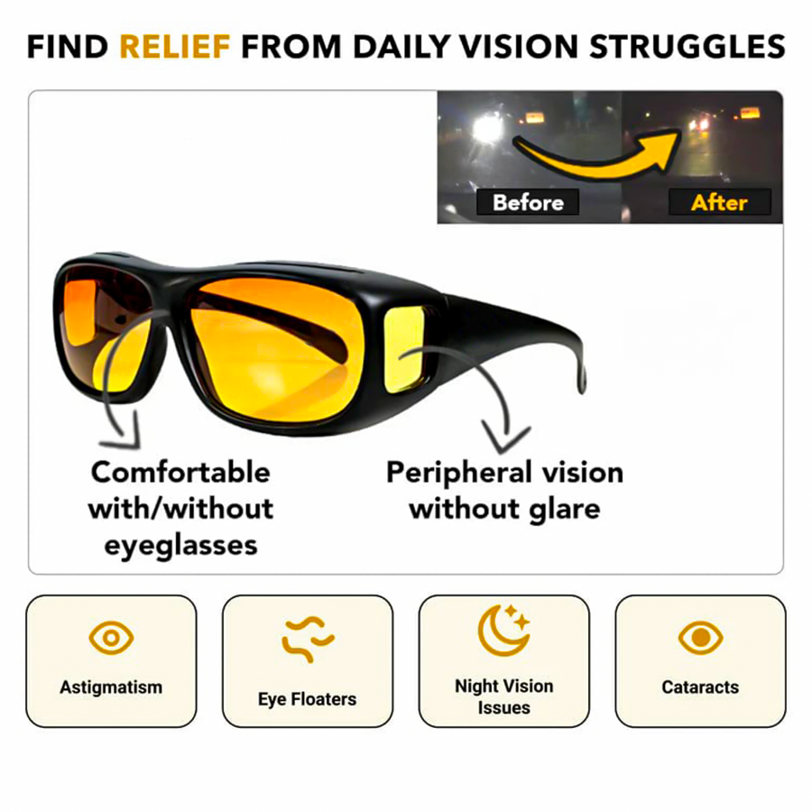 🔥Last Day 50% OFF🔥 Night Vision Driving Glasses