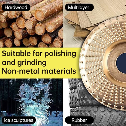 🔥 3PCS 4" Wood Carving Disc Set — The Ultimate Woodworking Game-Changer