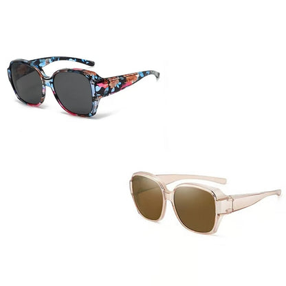 🎉LAST DAY - BUY 1 GET 1 FREE😎2026 New Polarized UV400 Protection Trendy Round Cat-eye Sunglasses 🕶️
