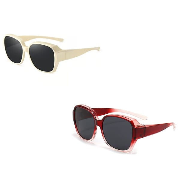 🎉LAST DAY - BUY 1 GET 1 FREE😎2026 New Polarized UV400 Protection Trendy Round Cat-eye Sunglasses 🕶️